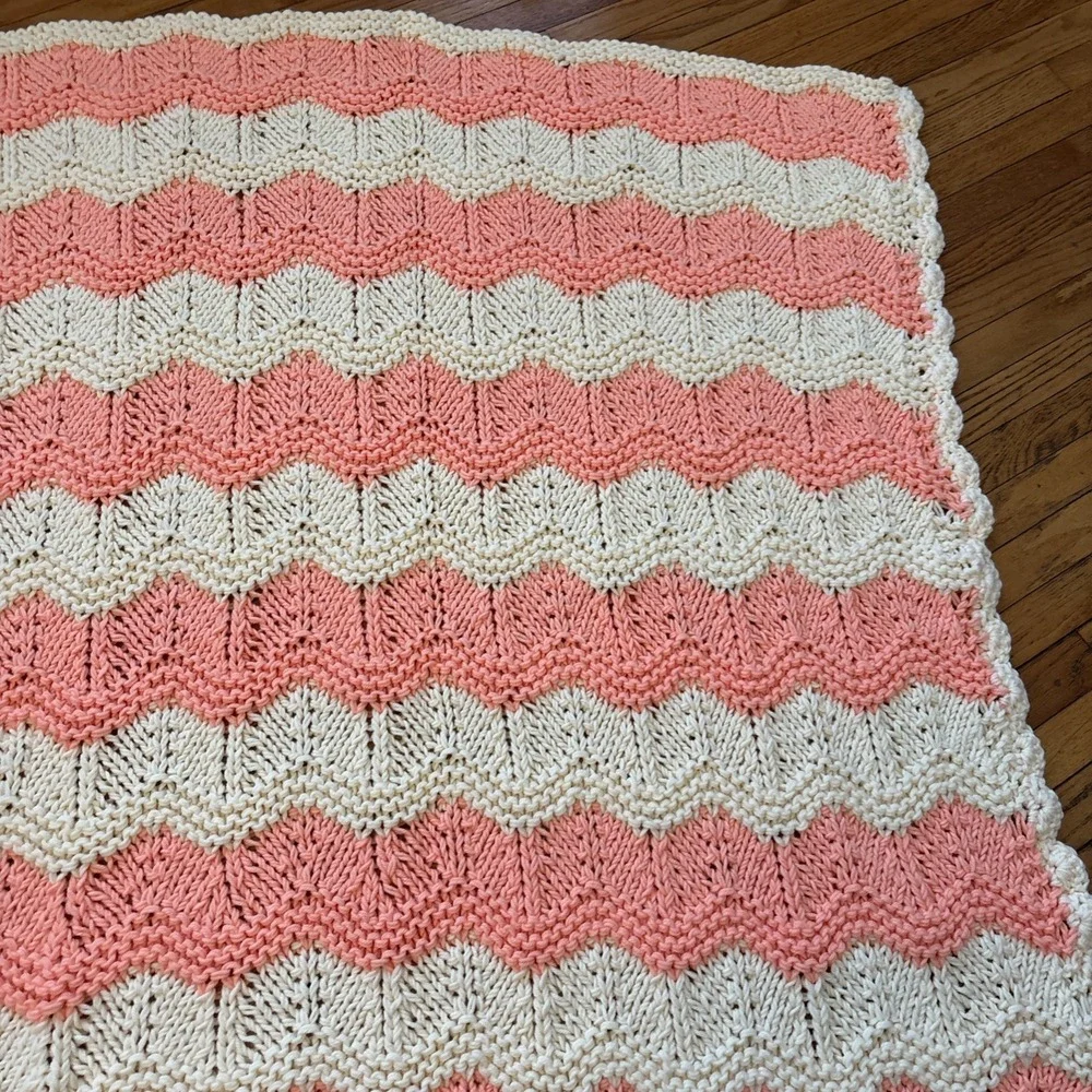 Handmade‎ Crochet Afghan Small Blanket Throw Lap Blanket 43 x 50